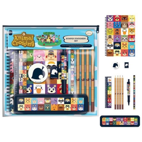 papeterie animal crossing carnet stylo nintendo